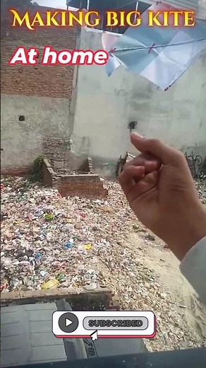 Making Big Kite at Home | Easy Tutorial 🪁"