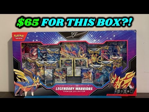 Opening the MASSIVE $65 LEGENDARY WARRIORS Premium Collection Box! Is this WORTH IT?!