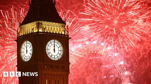 UK welcomes new year with celebrations across the country