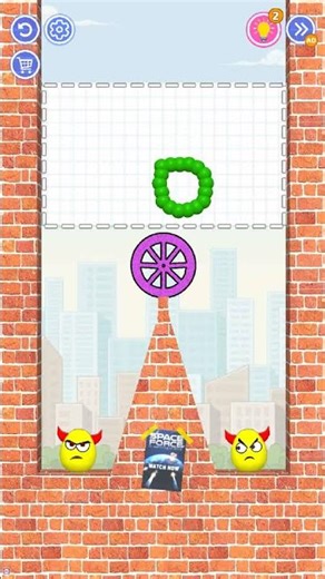 Draw to Smash Level 17 Solution to Answer #drawtosmash #shorts #funny #maze