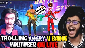 72K views · 5.9K reactions | TROLLING BIGGEST V BADGE YOUTUBER ON LIVE STREAM GONE WRONG | Laka Gamer | Facebook