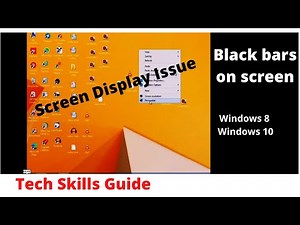 Screen Resolution Setting | Fix Black Bars on windows 8, 10 | Fix screen | Remove Blackbars |