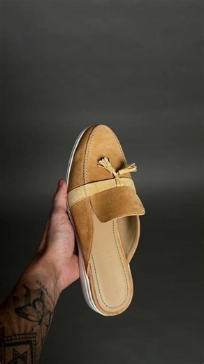 Italian suede mules by VLAD BYKOV Couturier House #vladbykov