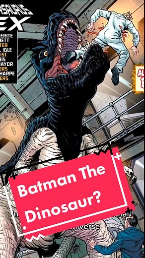 Batman became a Dinosaur once... #batman #dinosaur #darknight #dccomics #batmancomics #comics #comicbooks #batrex #batmandinosaur