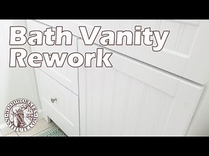 How to Reconfigure a Bath Vanity Cabinet [Woodworkers Institute]