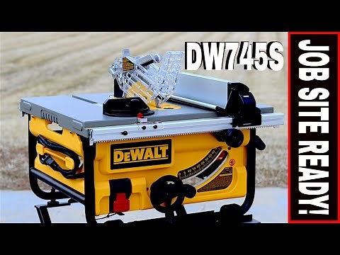AMAZING DEWALT TABLE SAW MODEL DW745S!! TOOL REVIEW TUESDAY!