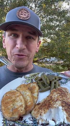 Red Snapper and Crispy Parmesan Taters! The fish was delicious but the potatoes were incredible! I’ll definitely be making them again. #baconuppartner #baconup #fish #redsnapper #fishing #griddle #griddleidea #griddlerecipe #recipe #grill #grilling #grilled #weber #letseatyall | Grill This Smoke That