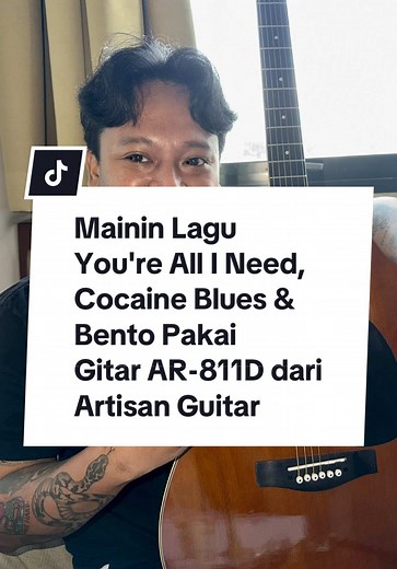 Cover Akustik Lagu Populer dengan Gitar AR-811D