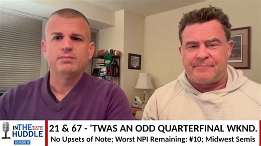Frank & JB show you highlights from all four Quarterfinal games in the D3FB Playoffs from last Saturday, and they provide a brief preview for the Semifinals round coming up this Saturday. They also provide in-depth analysis of each game they preview and review, and JB names his MVPs for the week. We apologize for the minor audio glitching that is present throughout, but we rectified a majority of the issues and hope you enjoy this episode nonetheless. Teams Featured with Highlights: John Carroll
