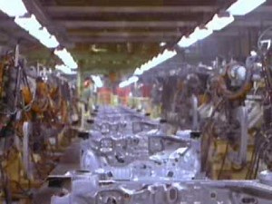 Robots on an Automobile Assembly Line