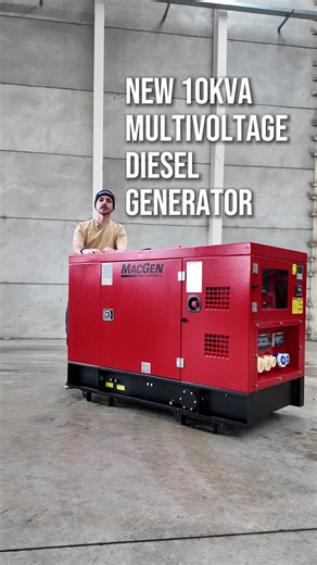 Compact power. Serious performance. The 10kVA MacGen Minigen delivers reliable multi-voltage output — 110V & 230V — powered by a dependable Kubota diesel engine. Fuel-efficient. Super-silenced. Built for real work. We also offer a 13kVA multi-volt model. #macgen #Generator #DieselGenerator #SitePower #constructionlife