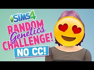 Sims 4 Random Genetics Challenge with NO CC! - CAS