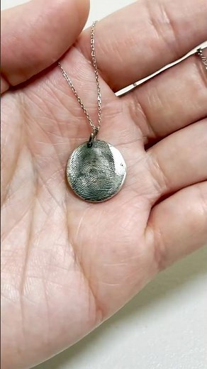 Make a One-of-a-Kind Fingerprint Pendant with Silver Clay! 🔥✨ | DIY Jewelry Tutorial