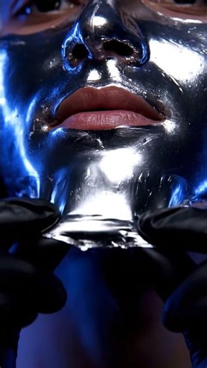 System Upgrade: The "Metal Skin" Peel 🤖⚙️ #asmr #shorts