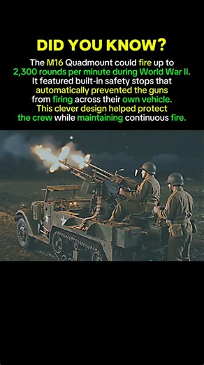 The M16 Quadmount's Brilliant Built-In Safety Feature