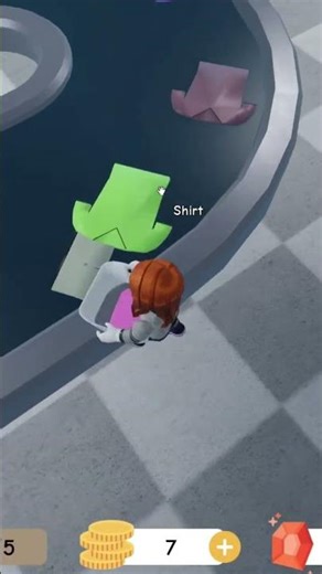 Washing clothes in Laundry Simulator via Roblox