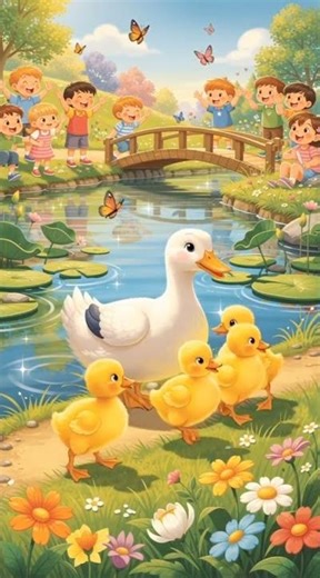 Waddle Waddle Duck 🦆 | Cute Animal Walk 3D Rhyme for Kids