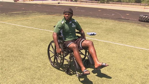 Former UNC-Charlotte football player focuses on rebuilding, helping community after being shot