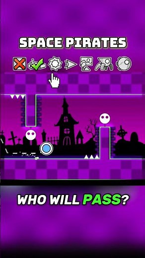 What Gamemodes Pass Space Pirates? #geometrydash