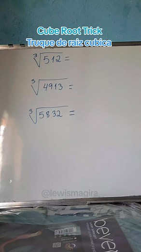 4 comments | Truque de raiz cubica | Cube Root Trick #dicasmatemática #mathtips #truquesraiz #mathtricks #cuberoottrick #reels | Academia de ciências | Facebook