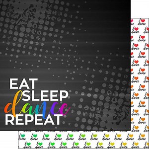 Scrapbook Customs Neon Sports Dance 4 Paper