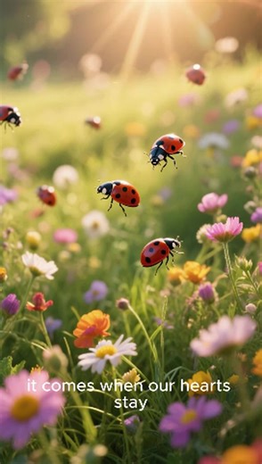 ANIMAL SPIRITUALITY: THE LADYBUG — “Good Things Find a Heart That Remains Light.” Ladybugs are seen as signs of luck, but their presence also carries a deeper message. Spiritually, they teach that blessings flow more easily into a heart that is calm and open. Worry blocks clarity. Anger blocks softness. Fear blocks intuition. But when the heart is light—when we let go of what weighs us down—the universe finds room to send goodness. The ladybug reminds us that inner peace is the doorway to outer 