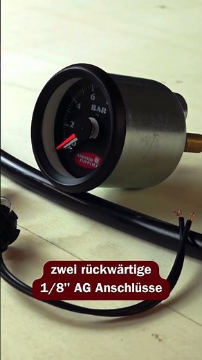 Das analoge airride supplies Doppelmanometer