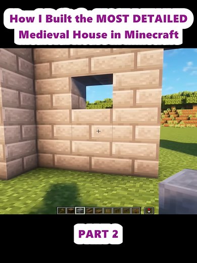 Building a Detailed Medieval House in Minecraft