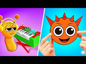 DIY Sprunki Cardboard House 🏠 Easy Paper Craft Ideas & Hacks