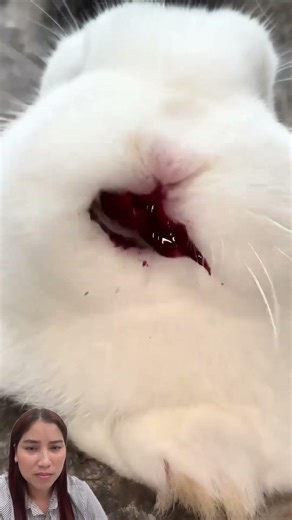 Wow so amazing this rabbit like to eat cherry 🍒 #wow #amazing #this #rabbit #eatting #cherry