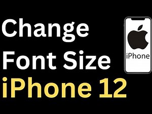 How To Change Font Size On iPhone 12 - Easy to Follow