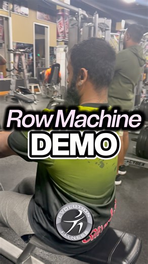 Master the row machine and build a stronger back 💪 Sit tall, pull with control, and squeeze those shoulder blades — and if you’re ever unsure, ask our Evolution Fitness instructors for assistance. We’re here to help you move right and train smart! . . . . #EvolutionFitness #RowMachine #TrainSmart #GymTips #BackDay | Evolution Fitness TT