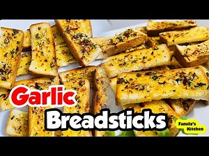 Garlic breadsticks I Easy garlic bread recipe I Garlic breadsticks with butter I Famila's kitchen