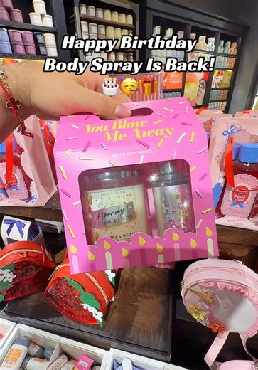 Happy Birthday Body Spray Returns to Bath & Body Works