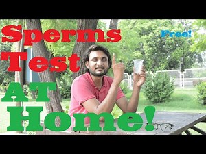sperms test at home || Test for male fertility || Semen analysis || Sperms count || Men Power