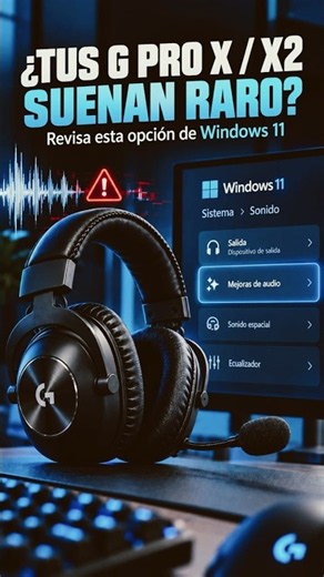 Tus Logitech G Pro X / X2 suenan bajos? 🔊 SOLUCIÓN