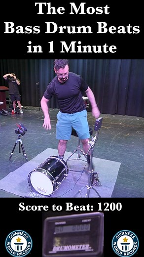 856K views · 2.8K reactions | World Record - Fastest Bass Drum Roll | EMC Productions | Facebook