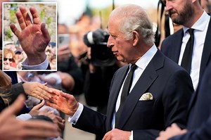 King Charles III's hands turn red and raw amid Wales greetings
