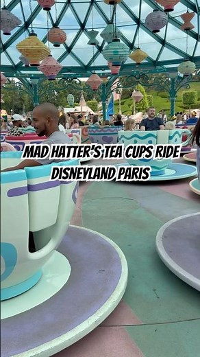 Mad Hatter’s Tea Cups Ride 🎡✨ Disneyland Paris POV | EP 14