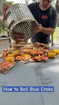 How to Boil Blue Crabs #seafoodboil