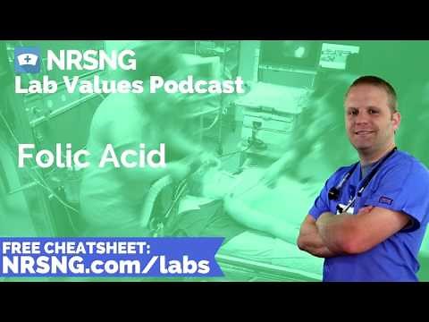 Folic Acid Nursing Considerations, Normal Range, Nursing Care, Lab Values Nursing