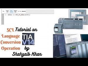 Siemens TIA Portal - Tutorial 51 SCL Language Conversion Operation (PLC S71500, S71200)