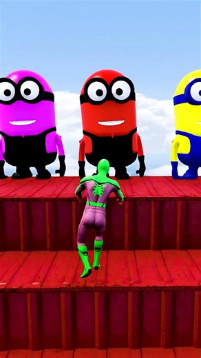 GTA 5 Epic Water Ragdolls | Spider-Man Jumps / Fails ep.18327 #shorts