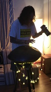 #handpan Vs #Thundertube 👽 🤖 A short journey to space 🚀 in E minor. | Han Htue Lwin