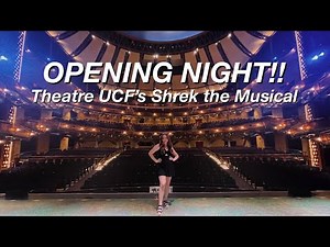OPENING NIGHT VLOG! THEATRE UCF