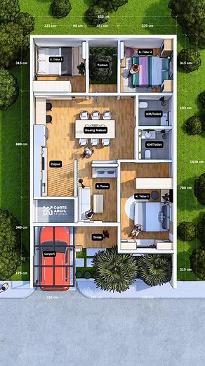 184K views · 427 reactions | Setiap sudut rumah ini dirancang untuk...