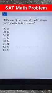 2.6K views · 30 reactions | Consecutive Integers 勞 Your SAT/ACT...