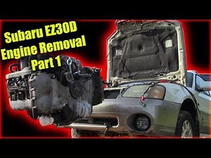 Subaru EZ30D H6 Engine Removal Part 1