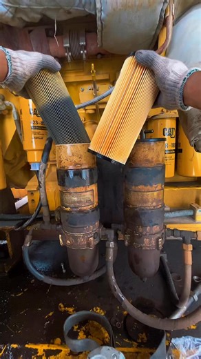 Replacing the racor filter element because the engine is low power | Ashar Asmar