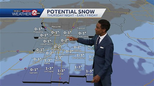 Kansas City weather: More snow possible, with more south of the metro area